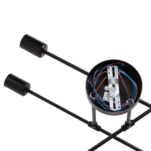ΦΩΤΙΣΤΙΚΟ ΟΡΟΦΗΣ ΠΟΛΥΦΩΤΟ LIGHTY HM7427.11 ΜΕΤΑΛΛΟ ΣΕ ΜΑΥΡΟ 51x51x23Υεκ. - Pakobazaar