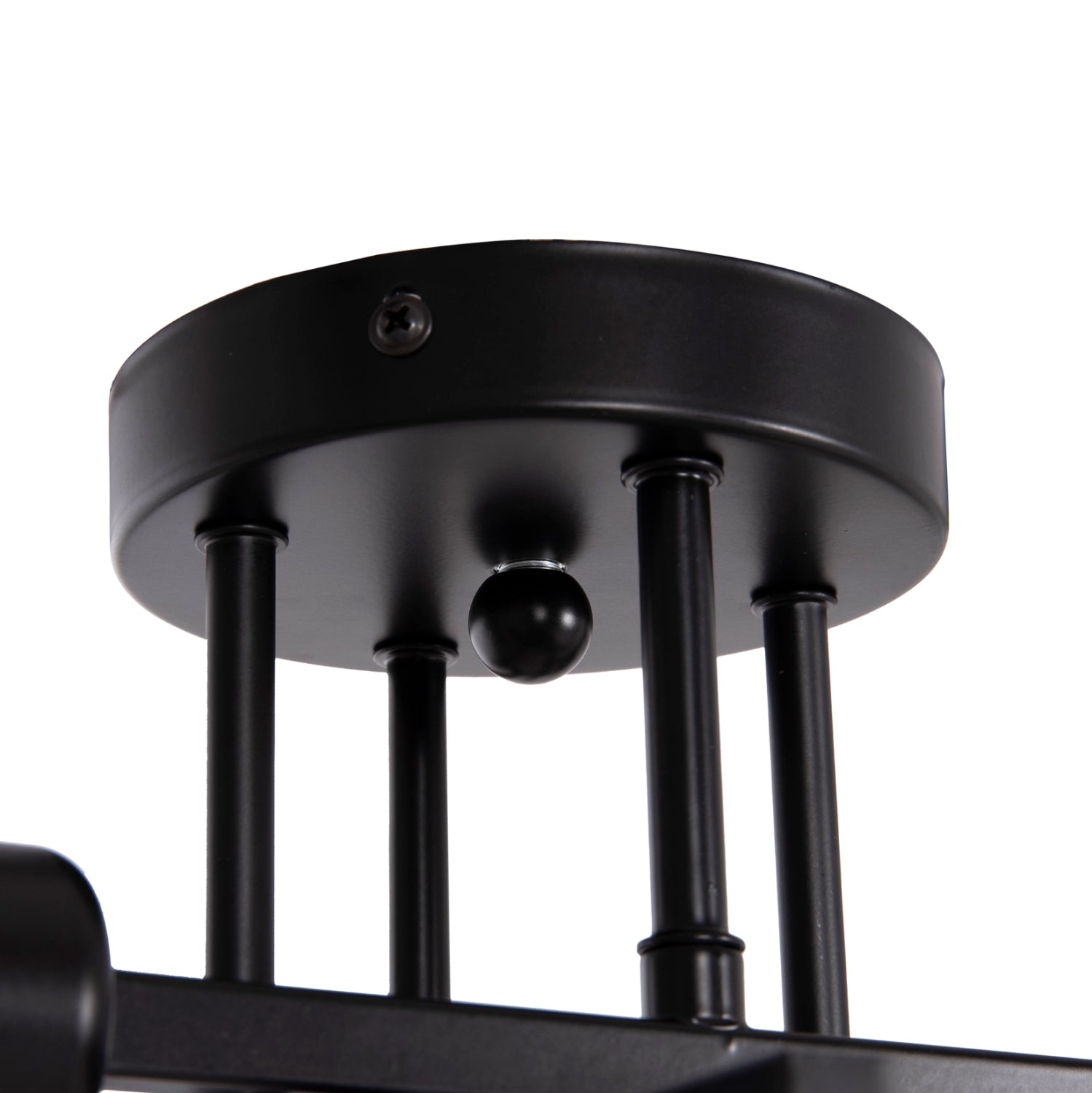 ΦΩΤΙΣΤΙΚΟ ΟΡΟΦΗΣ ΠΟΛΥΦΩΤΟ LIGHTY HM7428.11 ΜΕΤΑΛΛΟ ΣΕ ΜΑΥΡΟ 28x28x15Υεκ. - Pakobazaar