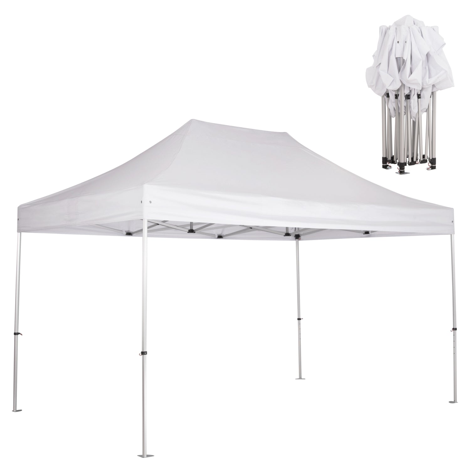 GAZEBO ΕΠΑΓΓΕΛΜΑΤΙΚΟ ΒΑΡΕΩΣ ΤΥΠΟΥ CRESSEN HM6306 ΠΤΥΣΣΟΜΕΝΟ ΑΛΟΥΜΙΝΙΟΥ 3x4,5x3,4Y - Pakobazaar