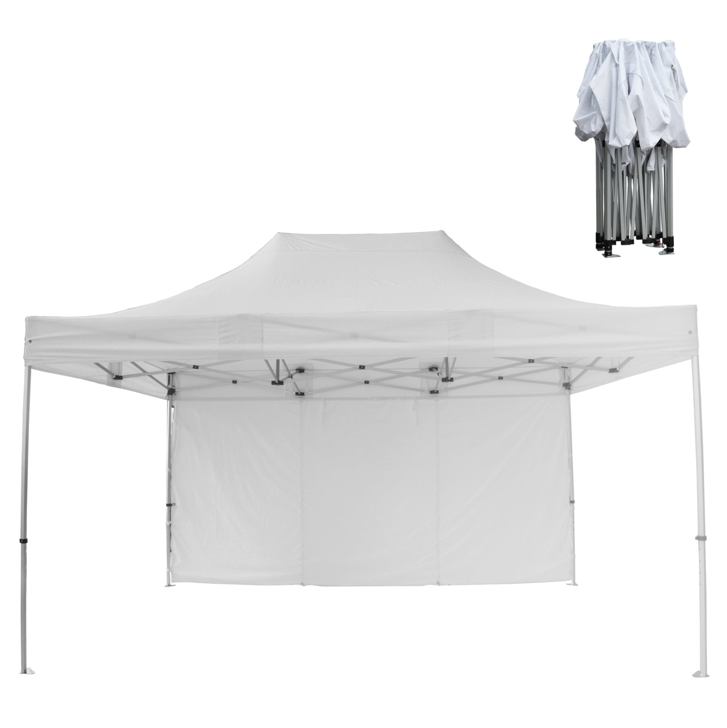 GAZEBO ΕΠΑΓΓΕΛΜΑΤΙΚΟ ΒΑΡΕΩΣ ΤΥΠΟΥ CRESSEN HM21098 ΠΤΥΣΣΟΜΕΝΟ ΑΛΟΥΜΙΝΙΟΥ 3x4,5x3,4Yμ - Pakobazaar