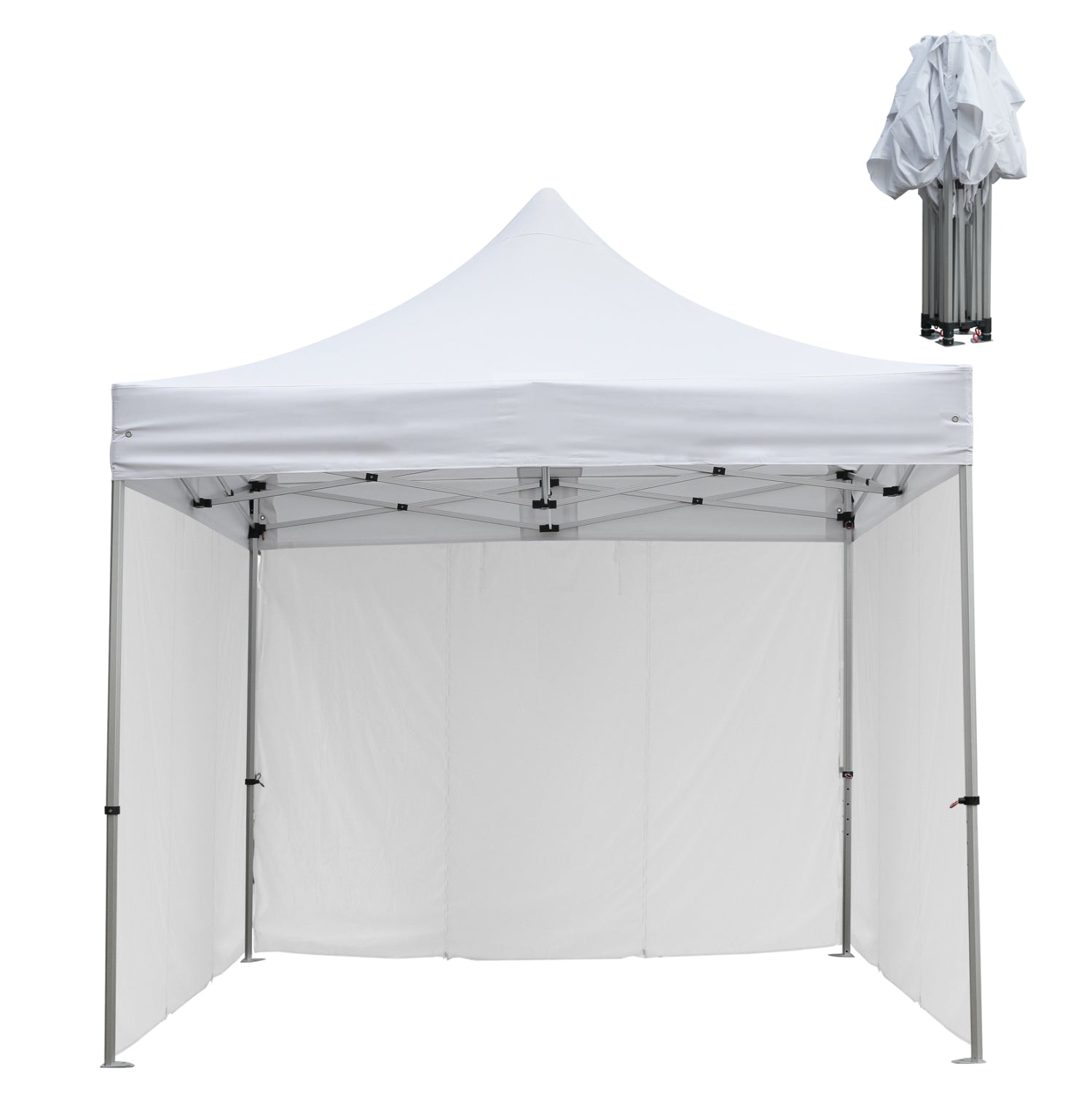 GAZEBO ΕΠΑΓΓΕΛΜΑΤΙΚΟ ΒΑΡΕΩΣ ΤΥΠΟΥ CRESSEN HM21097.01 ΠΤΥΣΣΟΜΕΝΟ ΑΛΟΥΜΙΝΙΟΥ 3x3x3,4Yεκ - Pakobazaar