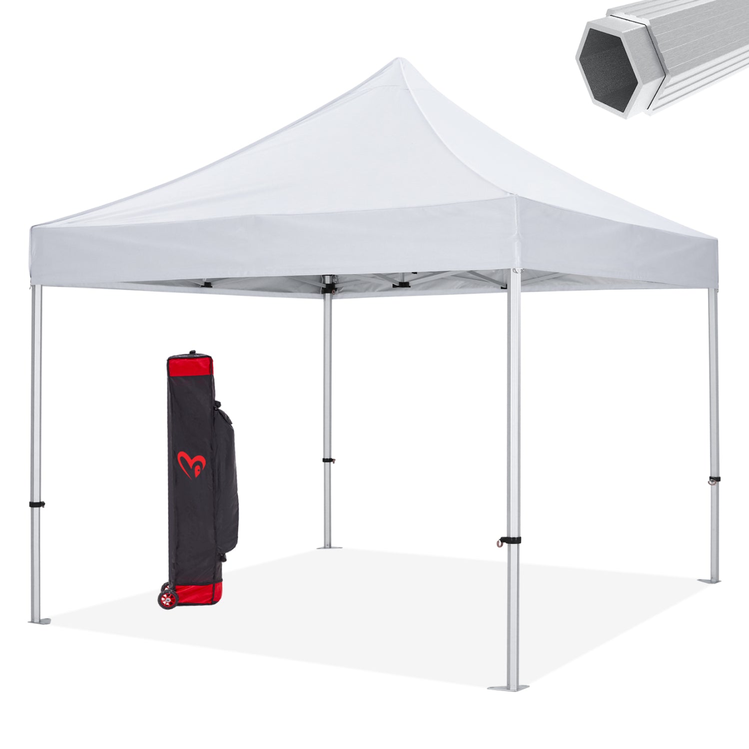 GAZEBO ΕΠΑΓΓΕΛΜΑΤΙΚΟ ΒΑΡΕΩΣ ΤΥΠΟΥ MATTHEW-AL HM6313 ΠΤΥΣΣΟΜΕΝΟ ΑΛΟΥΜΙΝΙΟΥ 3x3x3,4Y - Pakobazaar