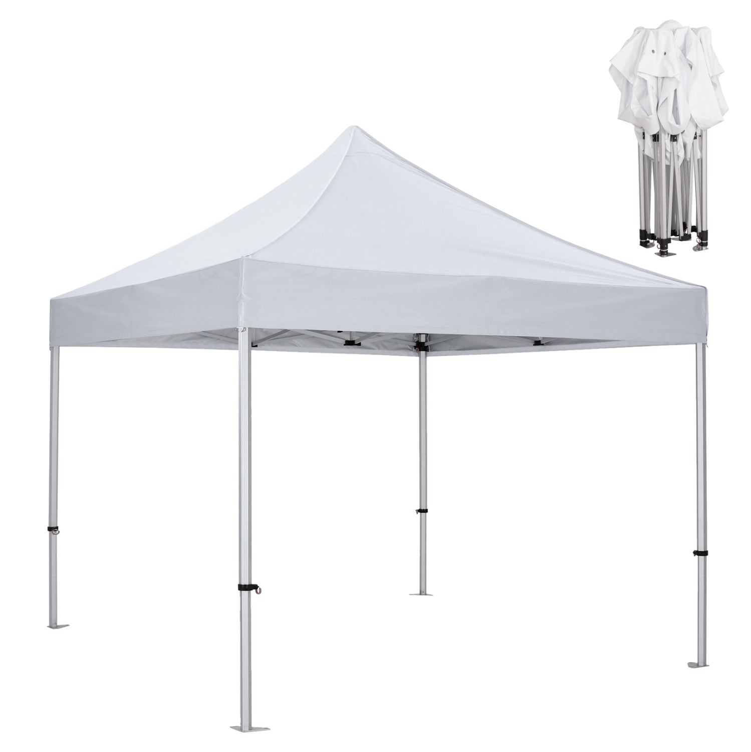 GAZEBO ΕΠΑΓΓΕΛΜΑΤΙΚΟ ΒΑΡΕΩΣ ΤΥΠΟΥ MATTHEW-AL HM6313 ΠΤΥΣΣΟΜΕΝΟ ΑΛΟΥΜΙΝΙΟΥ 3x3x3,4Y - Pakobazaar