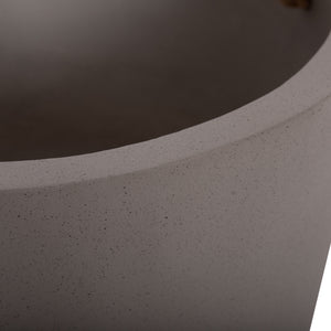 ΓΛΑΣΤΡΑ ΕΣ. ΧΩΡΟΥ ΣΕΙΡΑ TRYLL HM4690L FIBER CEMENT ΓΚΡΙ & ΣΧΟΙΝΙ Φ40x25,5Υεκ.