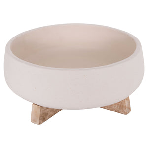 ΓΛΑΣΤΡΑ ΕΣ.ΧΩΡΟΥ FRELLO HM4674.02M ΛΕΥΚΟ FIBER CEMENT--TEAK ΒΑΣΗ 27x26,5x12Υεκ. - Pakobazaar