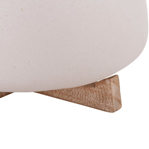 ΓΛΑΣΤΡΑ ΕΣ.ΧΩΡΟΥ FRELLO HM4674.02M ΛΕΥΚΟ FIBER CEMENT--TEAK ΒΑΣΗ 27x26,5x12Υεκ. - Pakobazaar