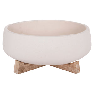 ΓΛΑΣΤΡΑ ΕΣ.ΧΩΡΟΥ FRELLO HM4674.02M ΛΕΥΚΟ FIBER CEMENT--TEAK ΒΑΣΗ 27x26,5x12Υεκ. - Pakobazaar