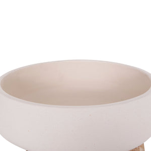 ΓΛΑΣΤΡΑ ΕΣ.ΧΩΡΟΥ FRELLO HM4674.02M ΛΕΥΚΟ FIBER CEMENT--TEAK ΒΑΣΗ 27x26,5x12Υεκ. - Pakobazaar