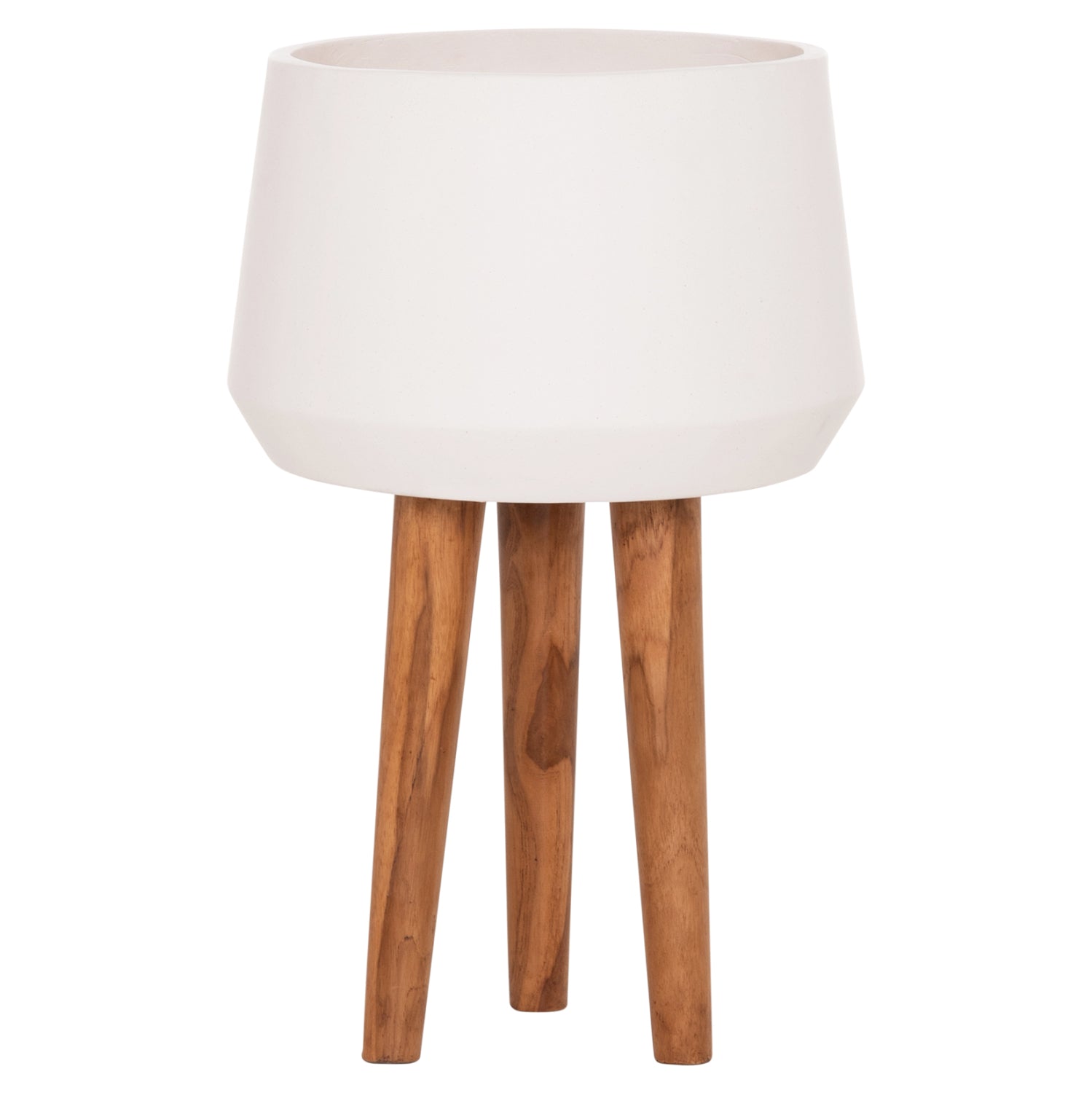 ΓΛΑΣΤΡΑ ΕΣΩΤ.ΧΩΡΟΥ QUAN HM4680.02L FIBER CEMENT ΛΕΥΚΟ--ΒΑΣΗ TEAK Φ38x62Υεκ - Pakobazaar