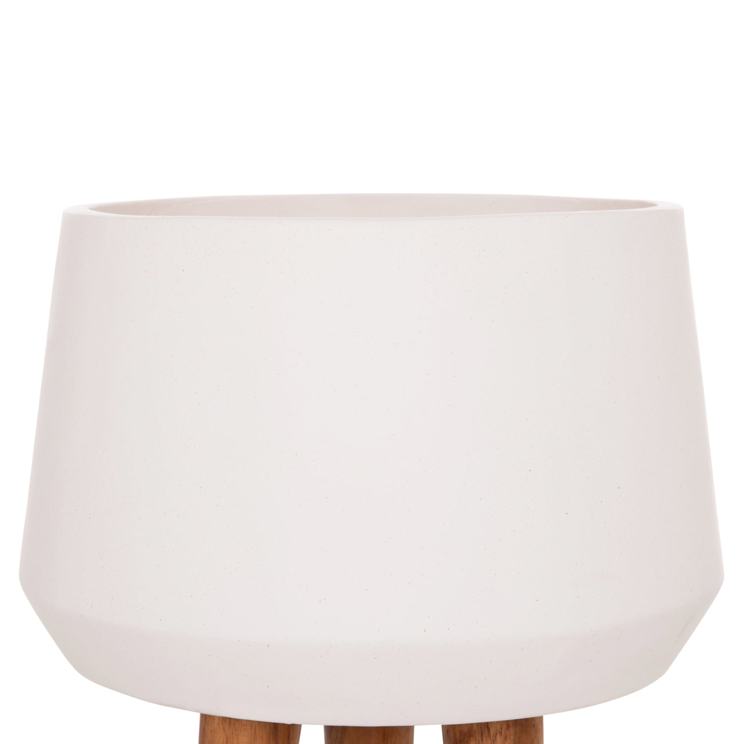 ΓΛΑΣΤΡΑ ΕΣΩΤ.ΧΩΡΟΥ QUAN HM4680.02L FIBER CEMENT ΛΕΥΚΟ--ΒΑΣΗ TEAK Φ38x62Υεκ - Pakobazaar