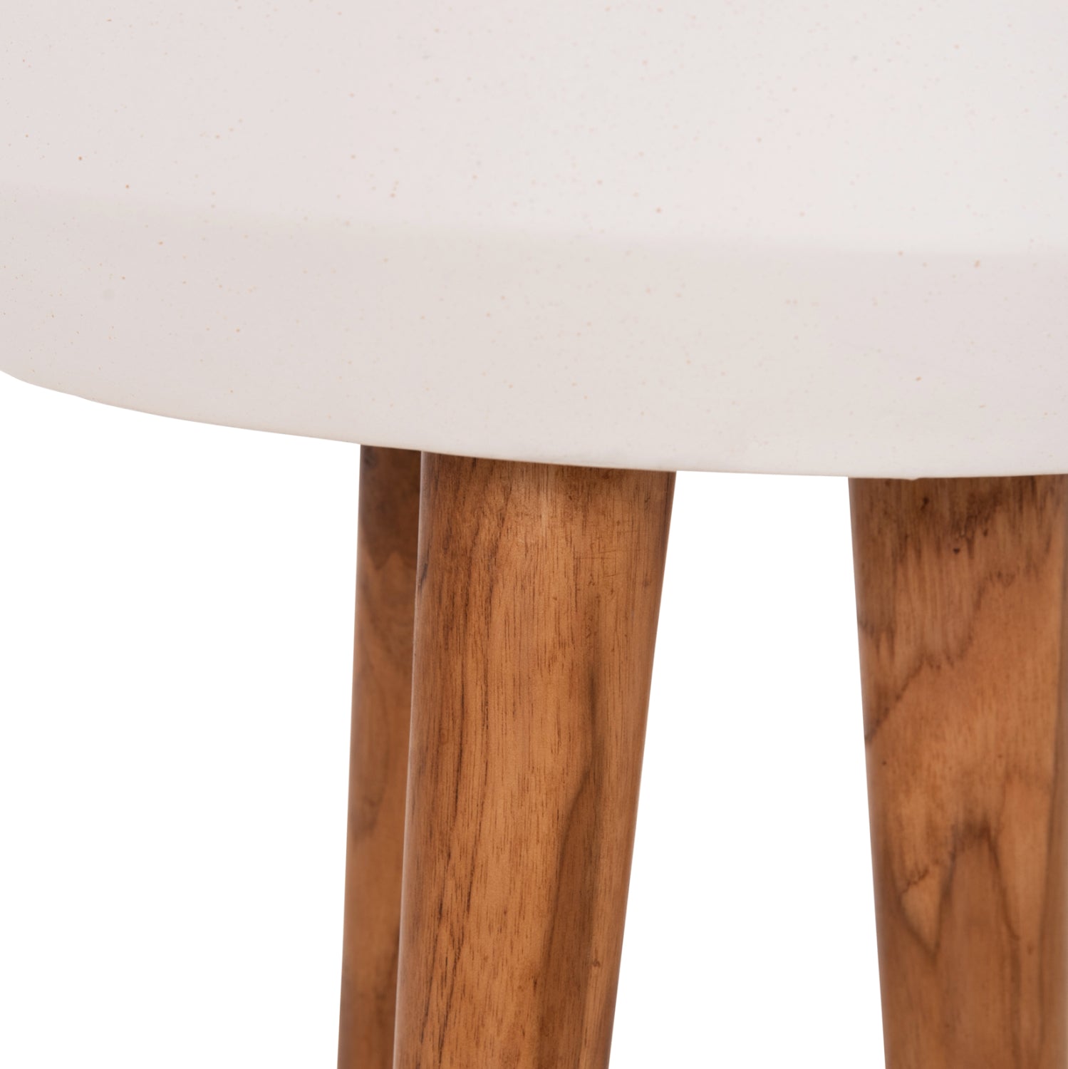 ΓΛΑΣΤΡΑ ΕΣΩΤ.ΧΩΡΟΥ QUAN HM4680.02L FIBER CEMENT ΛΕΥΚΟ--ΒΑΣΗ TEAK Φ38x62Υεκ - Pakobazaar