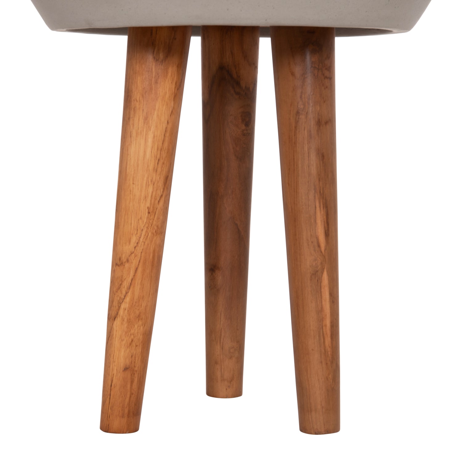 ΓΛΑΣΤΡΑ ΕΣΩΤ.ΧΩΡΟΥ QUAN HM4680.03L FIBER CEMENT ΓΚΡΙ--ΒΑΣΗ TEAK Φ38x62Υεκ - Pakobazaar