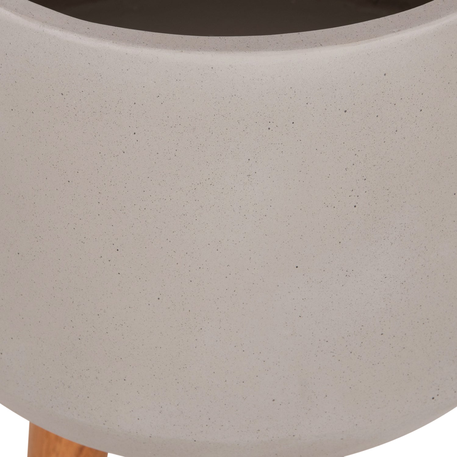 ΓΛΑΣΤΡΑ ΕΣΩΤ.ΧΩΡΟΥ QUAN HM4680.03L FIBER CEMENT ΓΚΡΙ--ΒΑΣΗ TEAK Φ38x62Υεκ - Pakobazaar