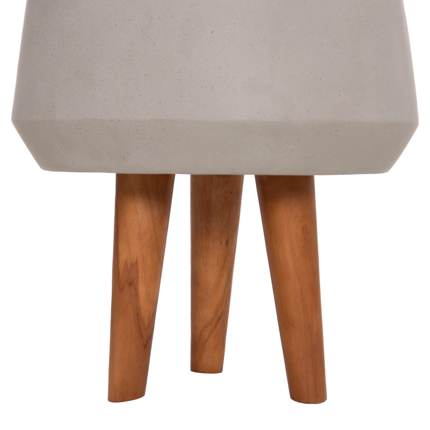 ΓΛΑΣΤΡΑ ΕΣΩΤ.ΧΩΡΟΥ QUAN HM4680.03M FIBER CEMENT ΓΚΡΙ--ΒΑΣΗ TEAK Φ35x50Υεκ - Pakobazaar