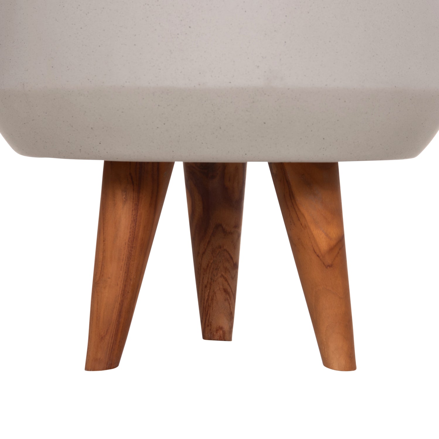 ΓΛΑΣΤΡΑ ΕΣΩΤ.ΧΩΡΟΥ QUAN HM4680.03S FIBER CEMENT ΓΚΡΙ--ΒΑΣΗ TEAK Φ37x36Υεκ - Pakobazaar