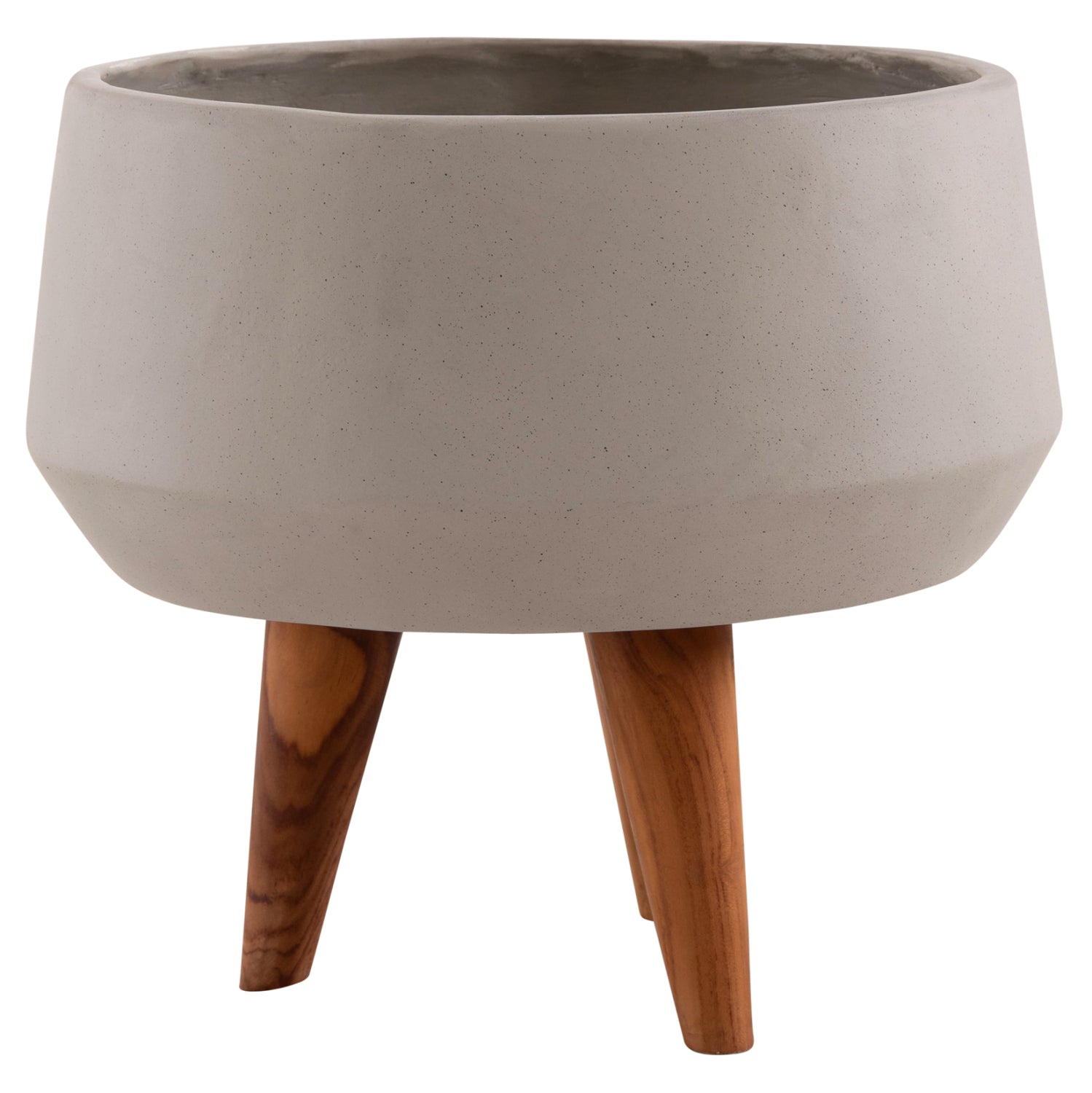 ΓΛΑΣΤΡΑ ΕΣΩΤ.ΧΩΡΟΥ QUAN HM4680.03S FIBER CEMENT ΓΚΡΙ--ΒΑΣΗ TEAK Φ37x36Υεκ - Pakobazaar
