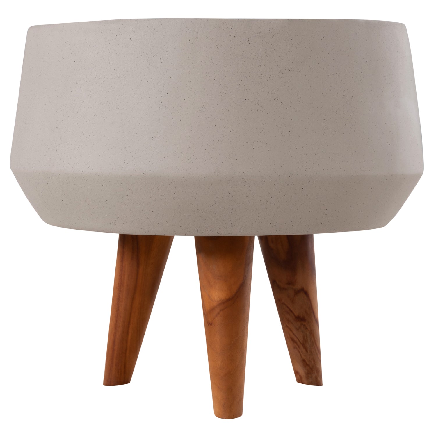 ΓΛΑΣΤΡΑ ΕΣΩΤ.ΧΩΡΟΥ QUAN HM4680.03S FIBER CEMENT ΓΚΡΙ--ΒΑΣΗ TEAK Φ37x36Υεκ - Pakobazaar