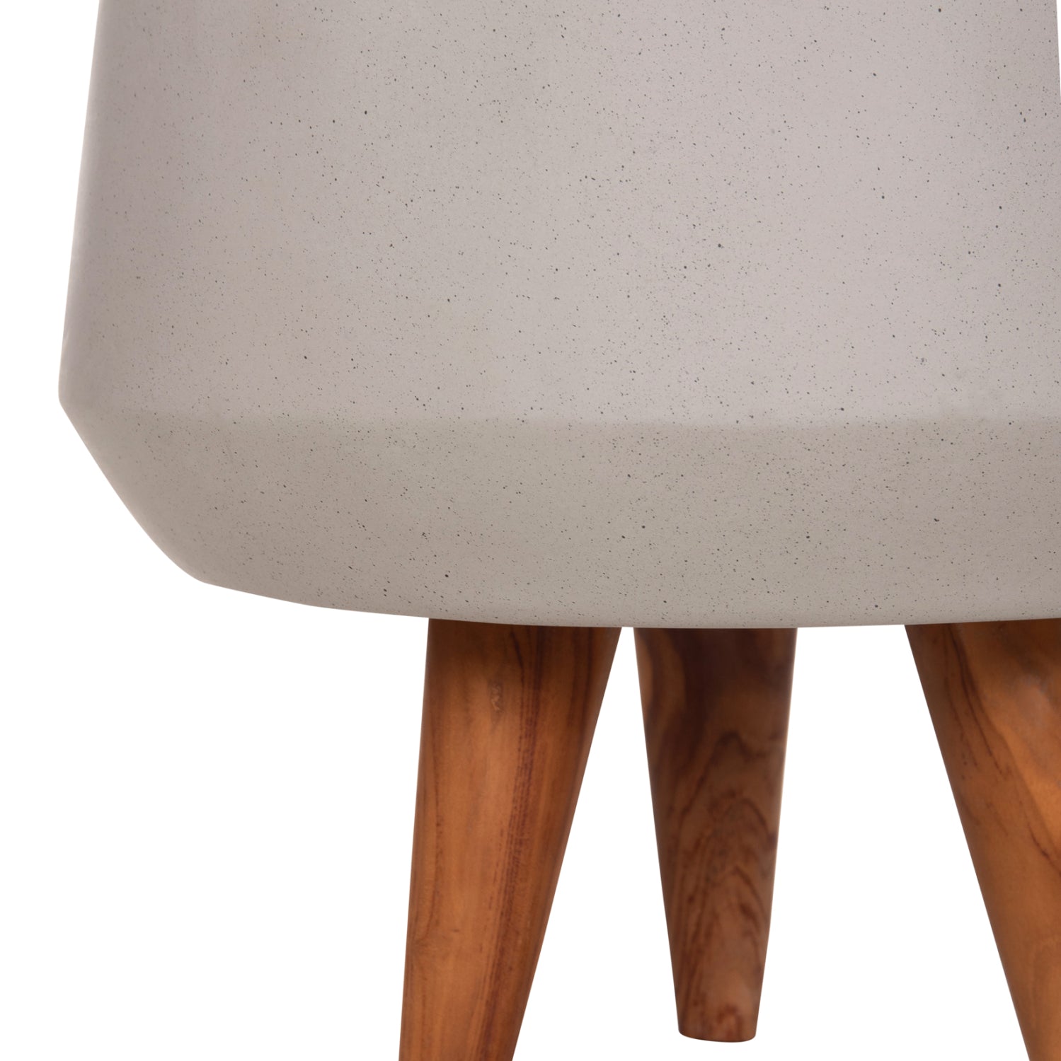 ΓΛΑΣΤΡΑ ΕΣΩΤ.ΧΩΡΟΥ QUAN HM4680.03S FIBER CEMENT ΓΚΡΙ--ΒΑΣΗ TEAK Φ37x36Υεκ - Pakobazaar