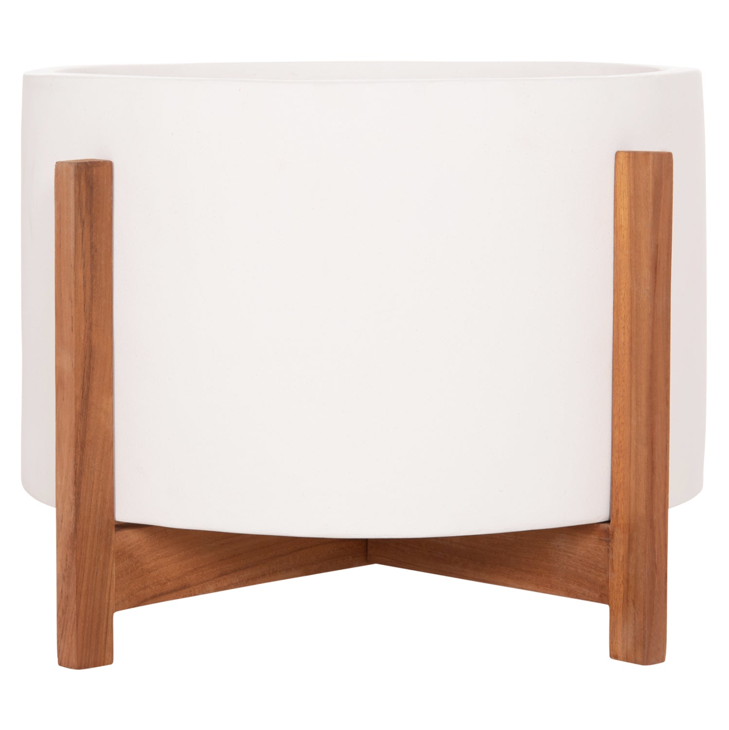 ΓΛΑΣΤΡΑ ΕΣΩΤ.ΧΩΡΟΥ HOFF HM4682.02L FIBER CEMENT ΛΕΥΚΟ-TEAK ΒΑΣΗ Φ50x35Υεκ - Pakobazaar