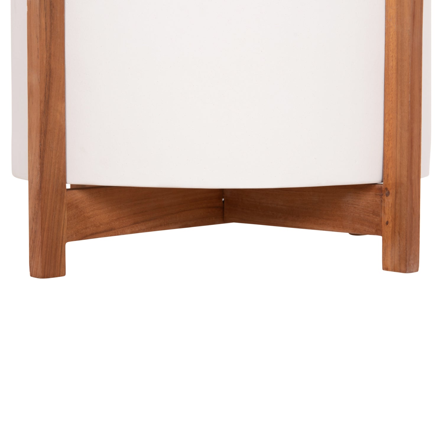 ΓΛΑΣΤΡΑ ΕΣΩΤ.ΧΩΡΟΥ HOFF HM4682.02L FIBER CEMENT ΛΕΥΚΟ-TEAK ΒΑΣΗ Φ50x35Υεκ - Pakobazaar