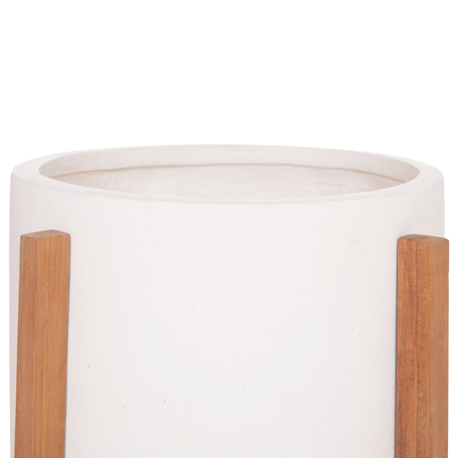 ΓΛΑΣΤΡΑ ΕΣΩΤ.ΧΩΡΟΥ HOFF HM4682.02M FIBER CEMENT ΛΕΥΚΟ-TEAK ΒΑΣΗ Φ40x39Υεκ - Pakobazaar