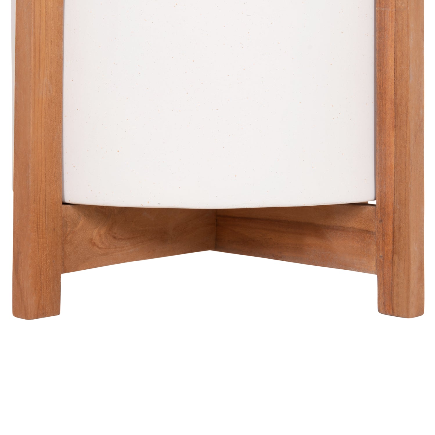 ΓΛΑΣΤΡΑ ΕΣΩΤ.ΧΩΡΟΥ HOFF HM4682.02M FIBER CEMENT ΛΕΥΚΟ-TEAK ΒΑΣΗ Φ40x39Υεκ - Pakobazaar