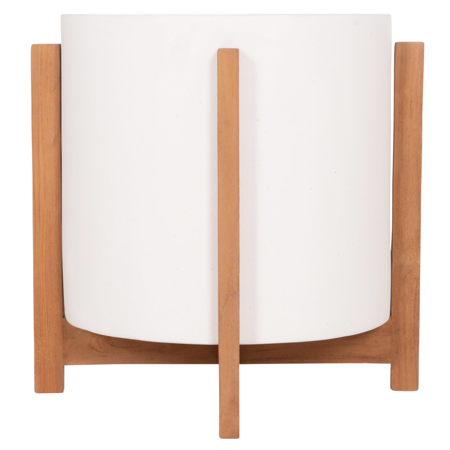 ΓΛΑΣΤΡΑ ΕΣΩΤ.ΧΩΡΟΥ HOFF HM4682.02M FIBER CEMENT ΛΕΥΚΟ-TEAK ΒΑΣΗ Φ40x39Υεκ - Pakobazaar