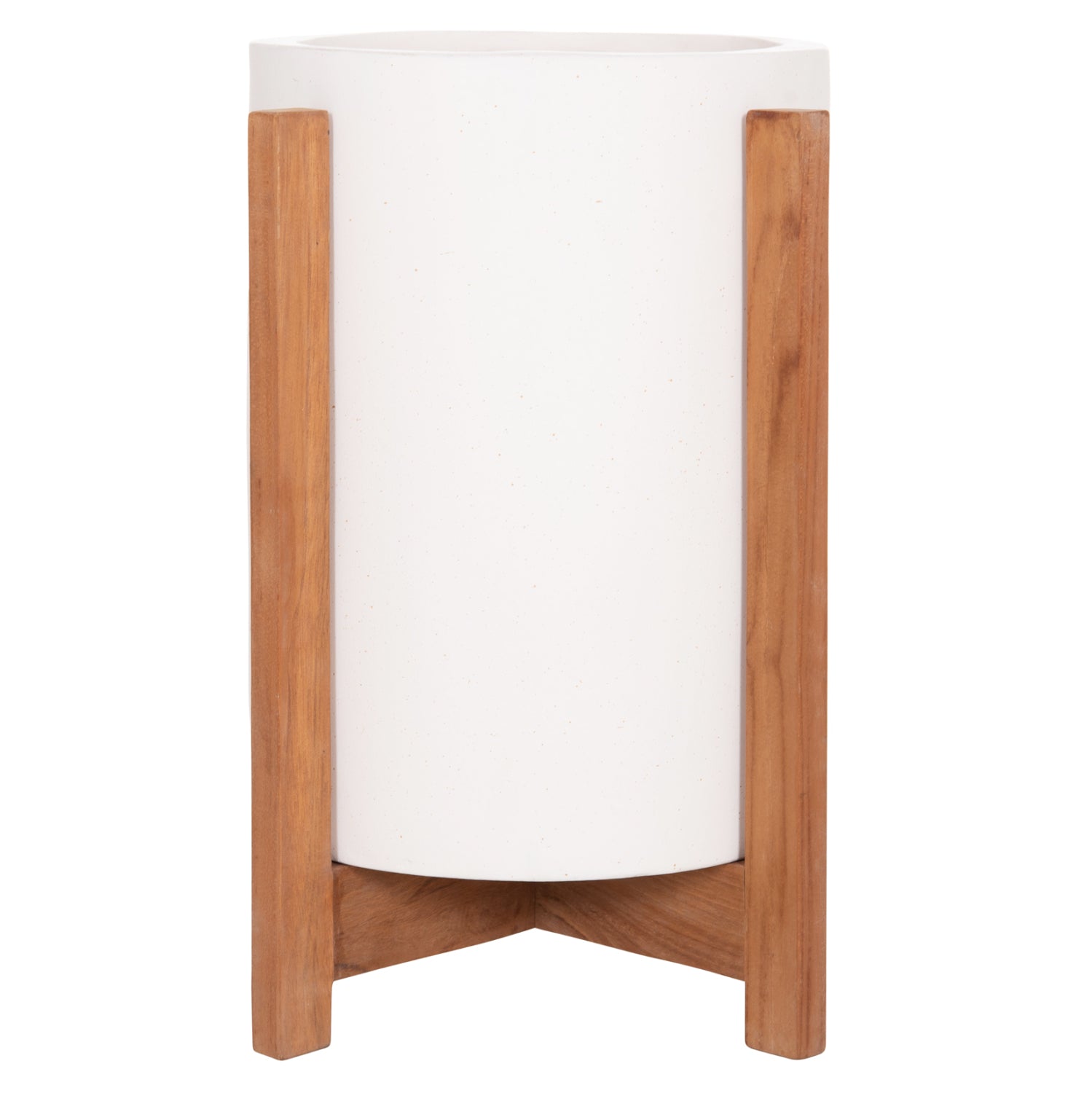 ΓΛΑΣΤΡΑ ΕΣΩΤ.ΧΩΡΟΥ HOFF HM4682.02S FIBER CEMENT ΛΕΥΚΟ-TEAK ΒΑΣΗ Φ33x42Υεκ - Pakobazaar