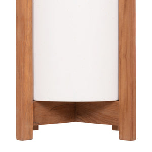 ΓΛΑΣΤΡΑ ΕΣΩΤ.ΧΩΡΟΥ HOFF HM4682.02S FIBER CEMENT ΛΕΥΚΟ-TEAK ΒΑΣΗ Φ33x42Υεκ - Pakobazaar
