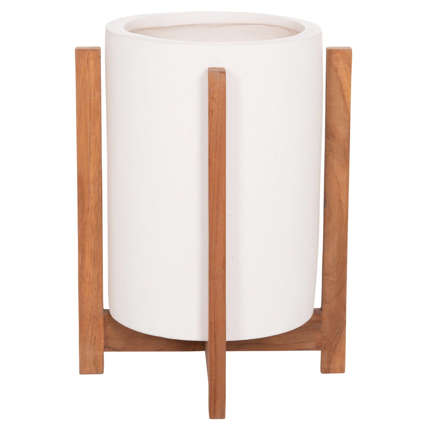 ΓΛΑΣΤΡΑ ΕΣΩΤ.ΧΩΡΟΥ HOFF HM4682.02S FIBER CEMENT ΛΕΥΚΟ-TEAK ΒΑΣΗ Φ33x42Υεκ - Pakobazaar