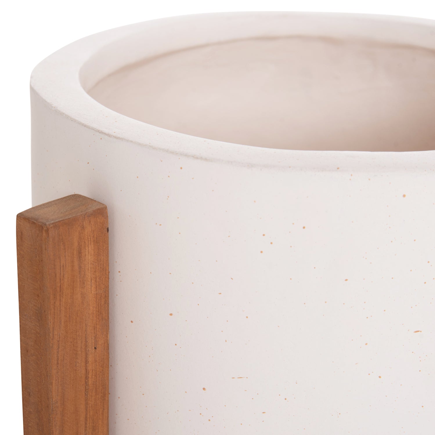 ΓΛΑΣΤΡΑ ΕΣΩΤ.ΧΩΡΟΥ HOFF HM4682.02S FIBER CEMENT ΛΕΥΚΟ-TEAK ΒΑΣΗ Φ33x42Υεκ - Pakobazaar