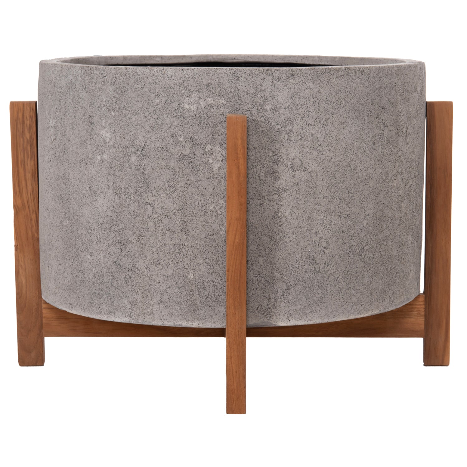 ΓΛΑΣΤΡΑ ΕΣΩΤ.ΧΩΡΟΥ HOFF HM4682.03L FIBER CEMENT ΓΚΡΙ-TEAK ΒΑΣΗ Φ50x35Υεκ - Pakobazaar