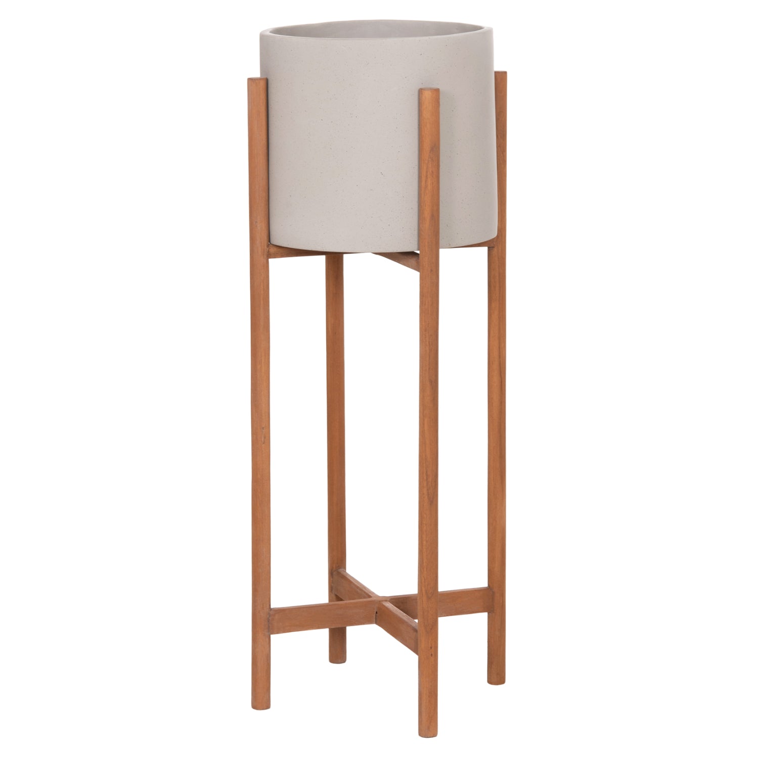ΓΛΑΣΤΡΑ ΕΣΩΤ.ΧΩΡΟΥ RENTIL HM4684.03L FIBER CEMENT ΧΡΩΜΑ ΓΚΡΙ--ΒΑΣΗ TEAK Φ27x66Υ - Pakobazaar