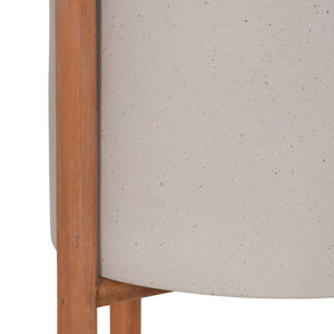 ΓΛΑΣΤΡΑ ΕΣΩΤ.ΧΩΡΟΥ RENTIL HM4684.03L FIBER CEMENT ΧΡΩΜΑ ΓΚΡΙ--ΒΑΣΗ TEAK Φ27x66Υ - Pakobazaar