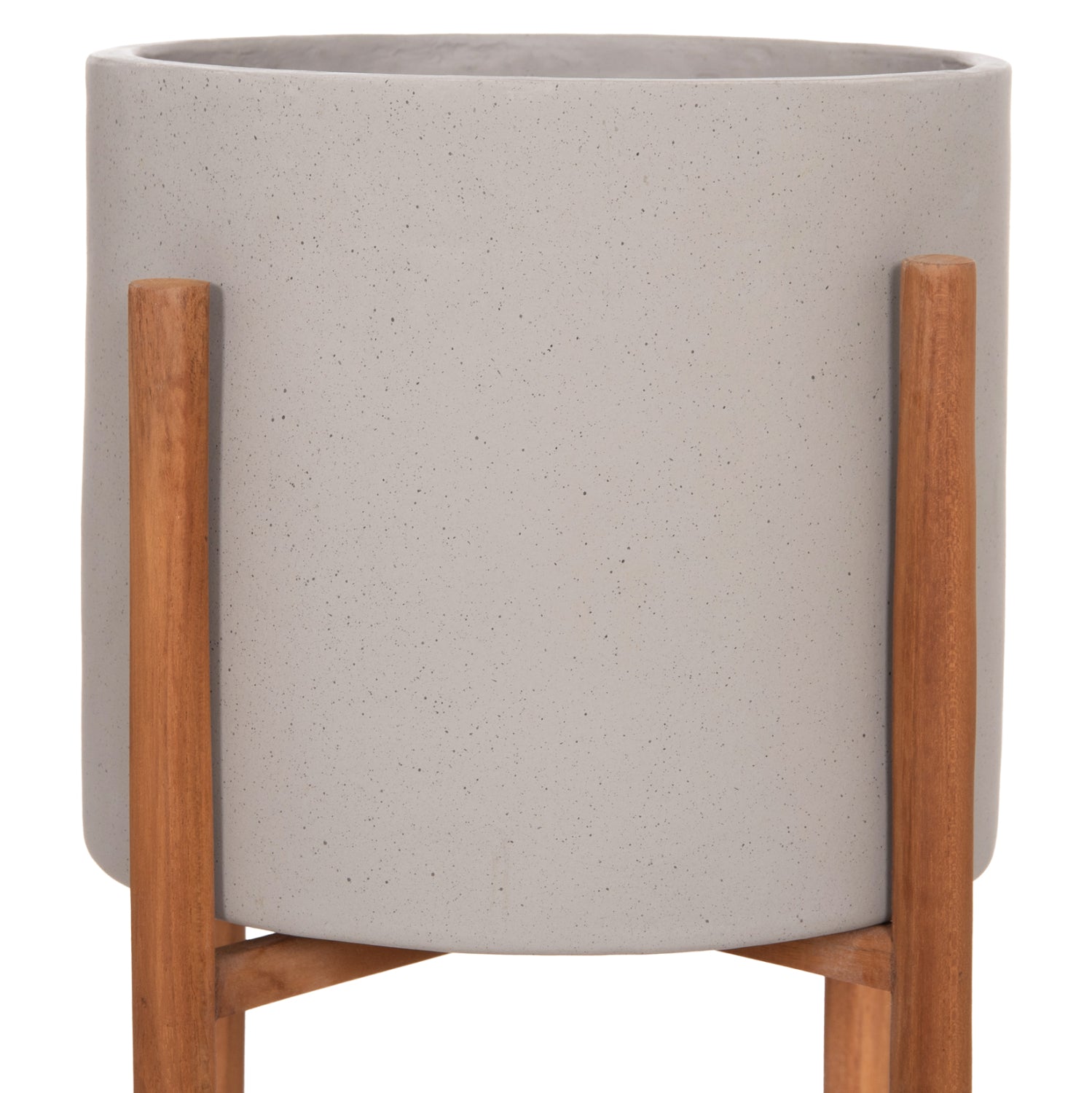 ΓΛΑΣΤΡΑ ΕΣΩΤ.ΧΩΡΟΥ RENTIL HM4684.03S FIBER CEMENT ΧΡΩΜΑ ΓΚΡΙ--ΒΑΣΗ TEAK Φ27x56Υ - Pakobazaar