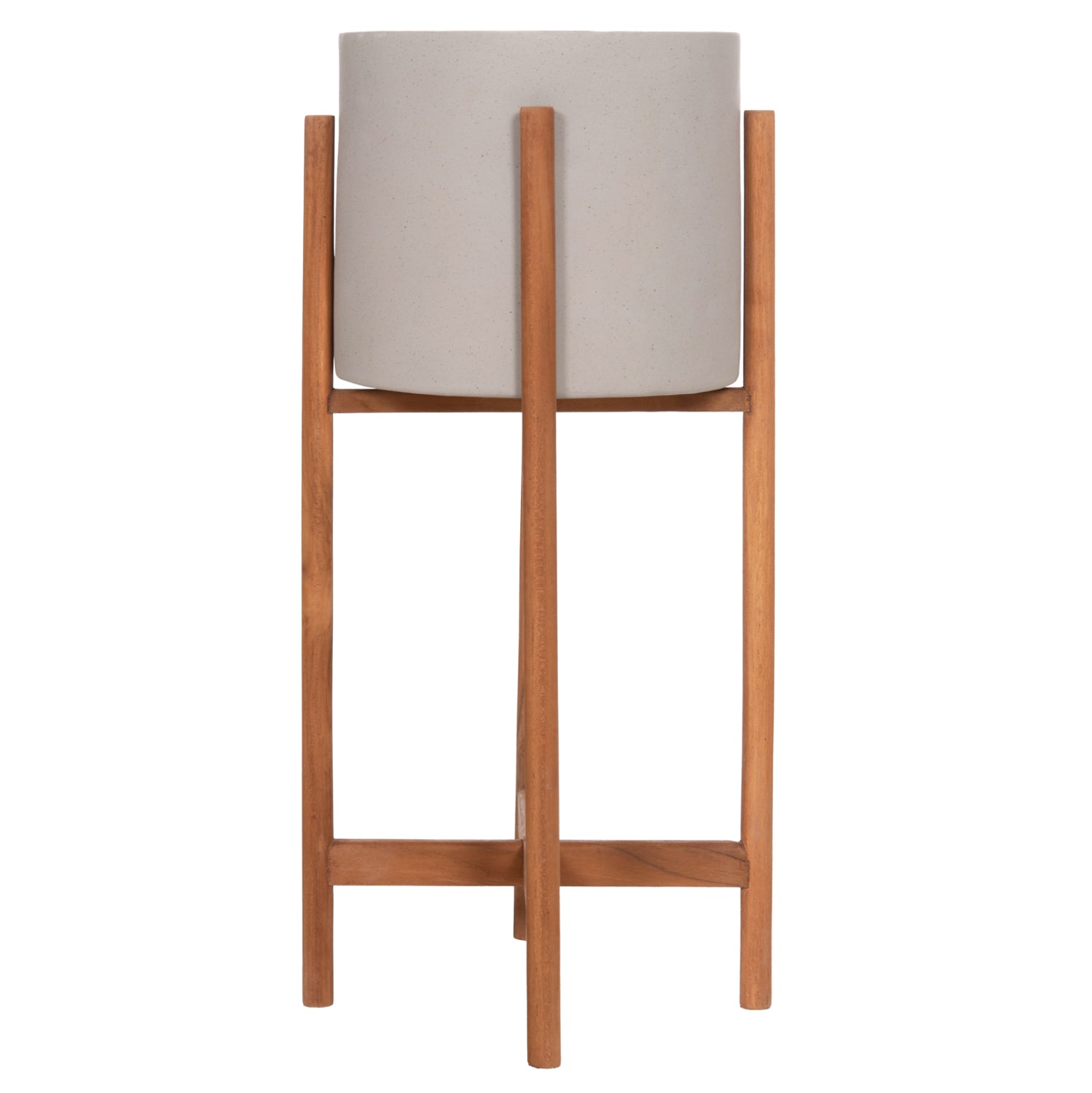 ΓΛΑΣΤΡΑ ΕΣΩΤ.ΧΩΡΟΥ RENTIL HM4684.03S FIBER CEMENT ΧΡΩΜΑ ΓΚΡΙ--ΒΑΣΗ TEAK Φ27x56Υ - Pakobazaar