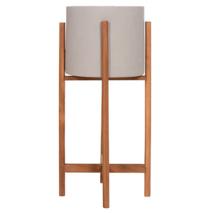 ΓΛΑΣΤΡΑ ΕΣΩΤ.ΧΩΡΟΥ RENTIL HM4684.03S FIBER CEMENT ΧΡΩΜΑ ΓΚΡΙ--ΒΑΣΗ TEAK Φ27x56Υ - Pakobazaar