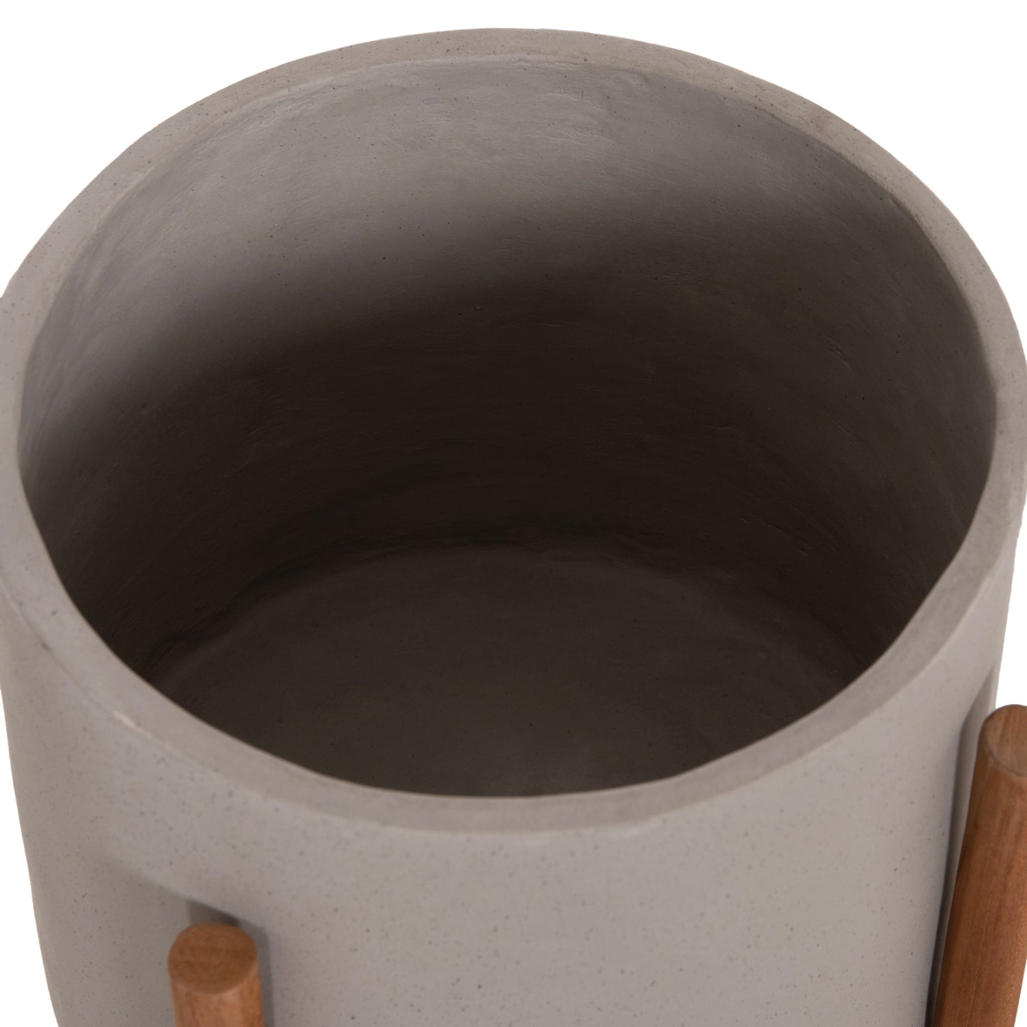 ΓΛΑΣΤΡΑ ΕΣΩΤ.ΧΩΡΟΥ RENTIL HM4684.03S FIBER CEMENT ΧΡΩΜΑ ΓΚΡΙ--ΒΑΣΗ TEAK Φ27x56Υ - Pakobazaar