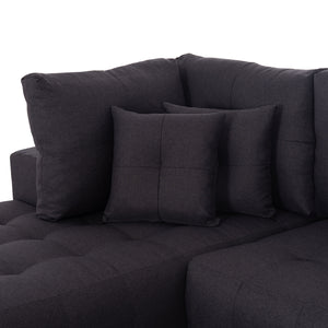 ΓΩΝΙΑΚΟΣ ΚΑΝΑΠΕΣ-ΚΡΕΒΑΤΙ ΜΕ ΑΠΟΘ.ΧΩΡΟ TRENDSTON HM3302.01L ΓΚΡΙ ΥΦΑΣΜΑ 298x177x95Υεκ - Pakobazaar