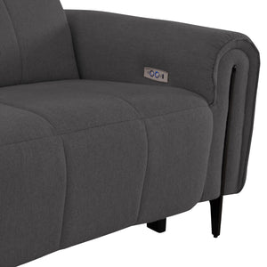 ΓΩΝΙΑΚΟΣ ΚΑΝΑΠΕΣ ΜΕ RECLINE ORACLE HM3290.01 ΓΚΡΙ ΥΦΑΣΜΑ 260x260x90(κάθισμα)x94Υεκ. - Pakobazaar