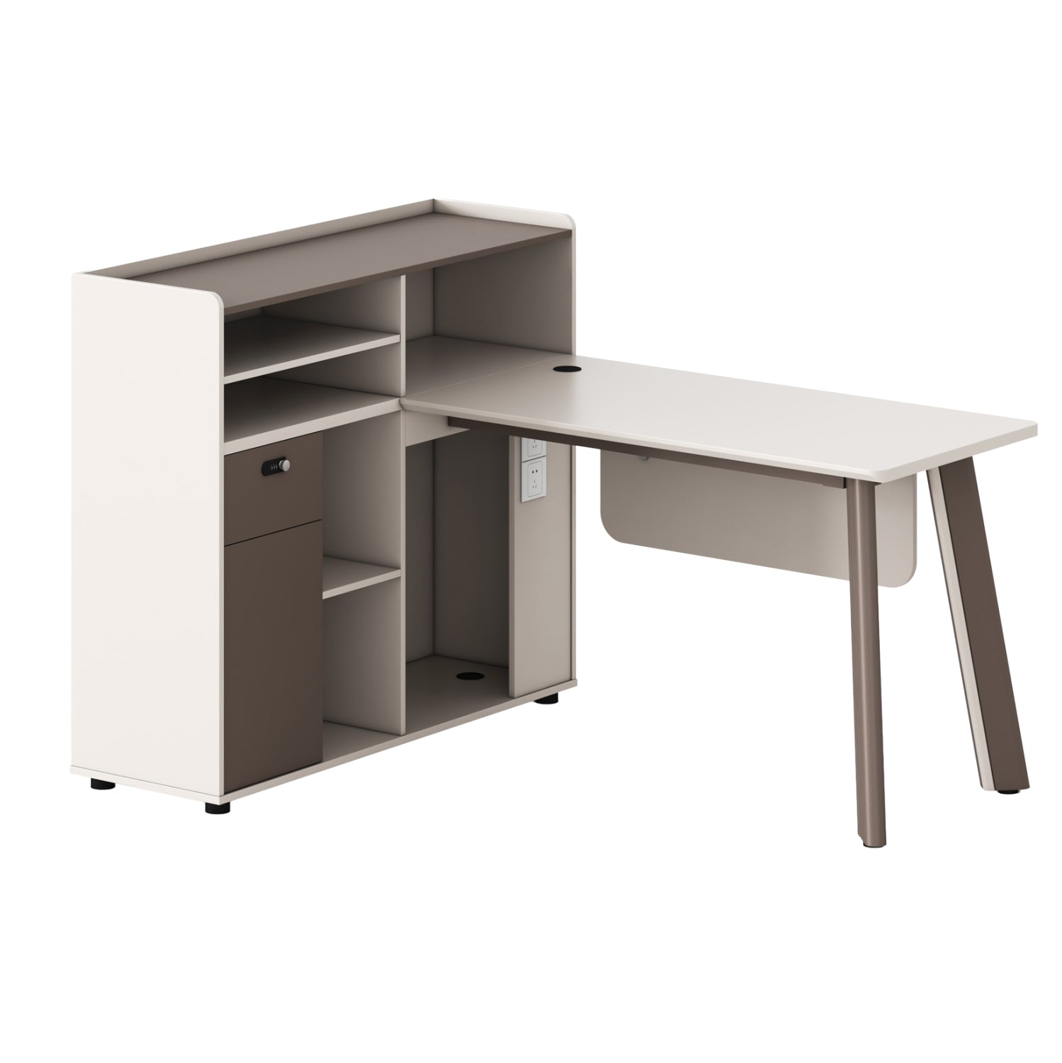 ΓΡΑΦΕΙΟ ΑΡΙΣΤΕΡΗ ΓΩΝΙΑ NEWLINE HM18275L ΜΕΛΑΜΙΝΗ ΕΚΡΟΥ-ΠΟΔΙΑ ΑΛΟΥΜΙΝΙΟΥ 160x120x105Υεκ - Pakobazaar