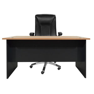 ΓΡΑΦΕΙΟ ΕΠΑΓΓΕΛΜΑΤΙΚΟ SIENNA 120x70x75Y-- HM2015.01 ΓΚΡΙ-ΟΞΙΑ - Pakobazaar