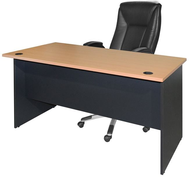 ΓΡΑΦΕΙΟ ΕΠΑΓΓΕΛΜΑΤΙΚΟ ABELINA 150x75x75 HM2016.01 ΓΚΡΙ-ΟΞΙΑ - Pakobazaar