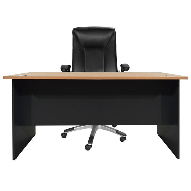 ΓΡΑΦΕΙΟ ΕΠΑΓΓΕΛΜΑΤΙΚΟ ABELINA 150x75x75 HM2016.01 ΓΚΡΙ-ΟΞΙΑ - Pakobazaar