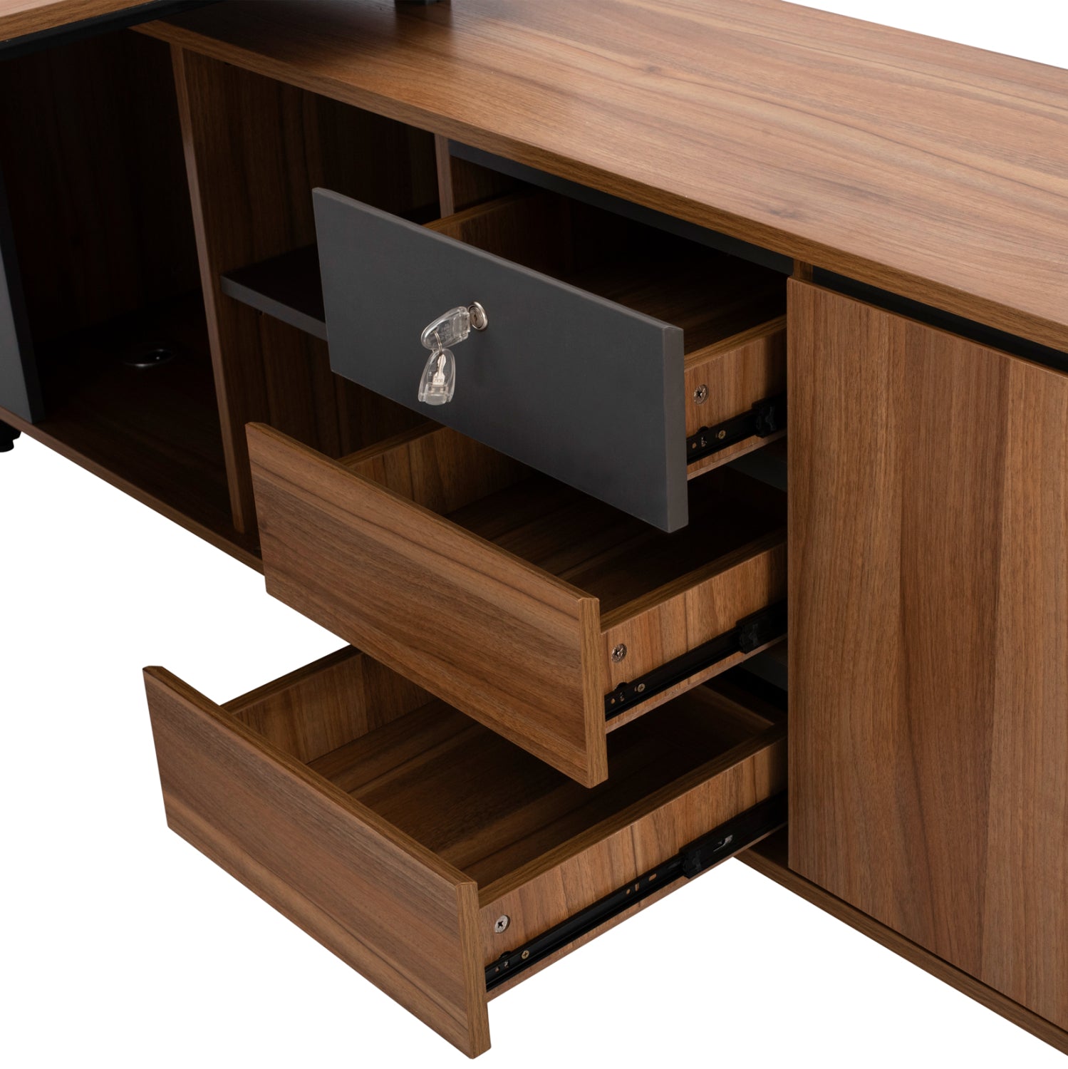 ΓΡΑΦΕΙΟ ΕΠΑΓΓΕΛΜΑΤΙΚΟ ΑΝΑΣΤΡΕΨΙΜΗ ΓΩΝΙΑ SUPREME 200Χ180Χ76 HM2384 - Pakobazaar