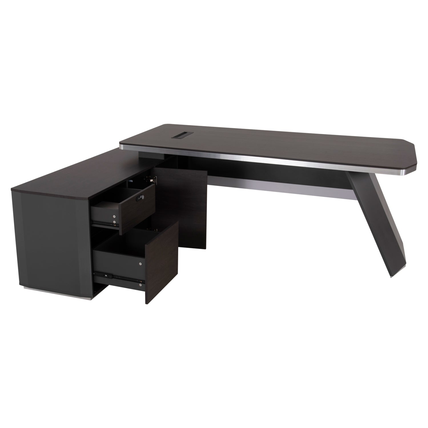 ΓΡΑΦΕΙΟ ΕΠΑΓΓΕΛΜΑΤΙΚΟ ΑΡΙΣΤΕΡΗ ΓΩΝΙΑ ROSEWOOD HM2083L 220X180X76Υεκ. - Pakobazaar