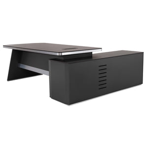 ΓΡΑΦΕΙΟ ΕΠΑΓΓΕΛΜΑΤΙΚΟ ΑΡΙΣΤΕΡΗ ΓΩΝΙΑ ROSEWOOD HM2083L 220X180X76Υεκ. - Pakobazaar