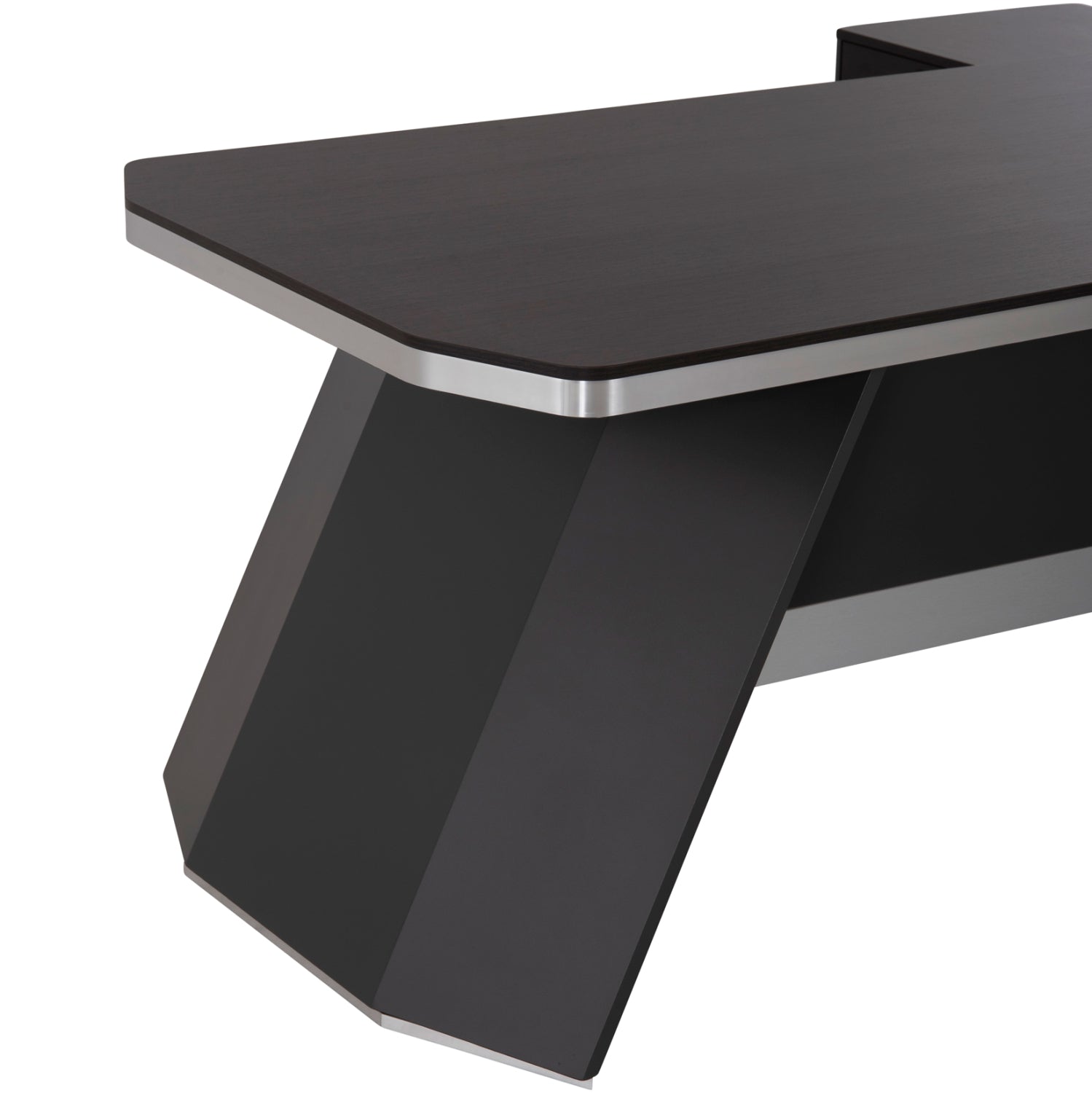 ΓΡΑΦΕΙΟ ΕΠΑΓΓΕΛΜΑΤΙΚΟ ΑΡΙΣΤΕΡΗ ΓΩΝΙΑ ROSEWOOD HM2083L 220X180X76Υεκ. - Pakobazaar