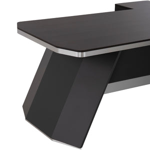 ΓΡΑΦΕΙΟ ΕΠΑΓΓΕΛΜΑΤΙΚΟ ΑΡΙΣΤΕΡΗ ΓΩΝΙΑ ROSEWOOD HM2083L 220X180X76Υεκ. - Pakobazaar