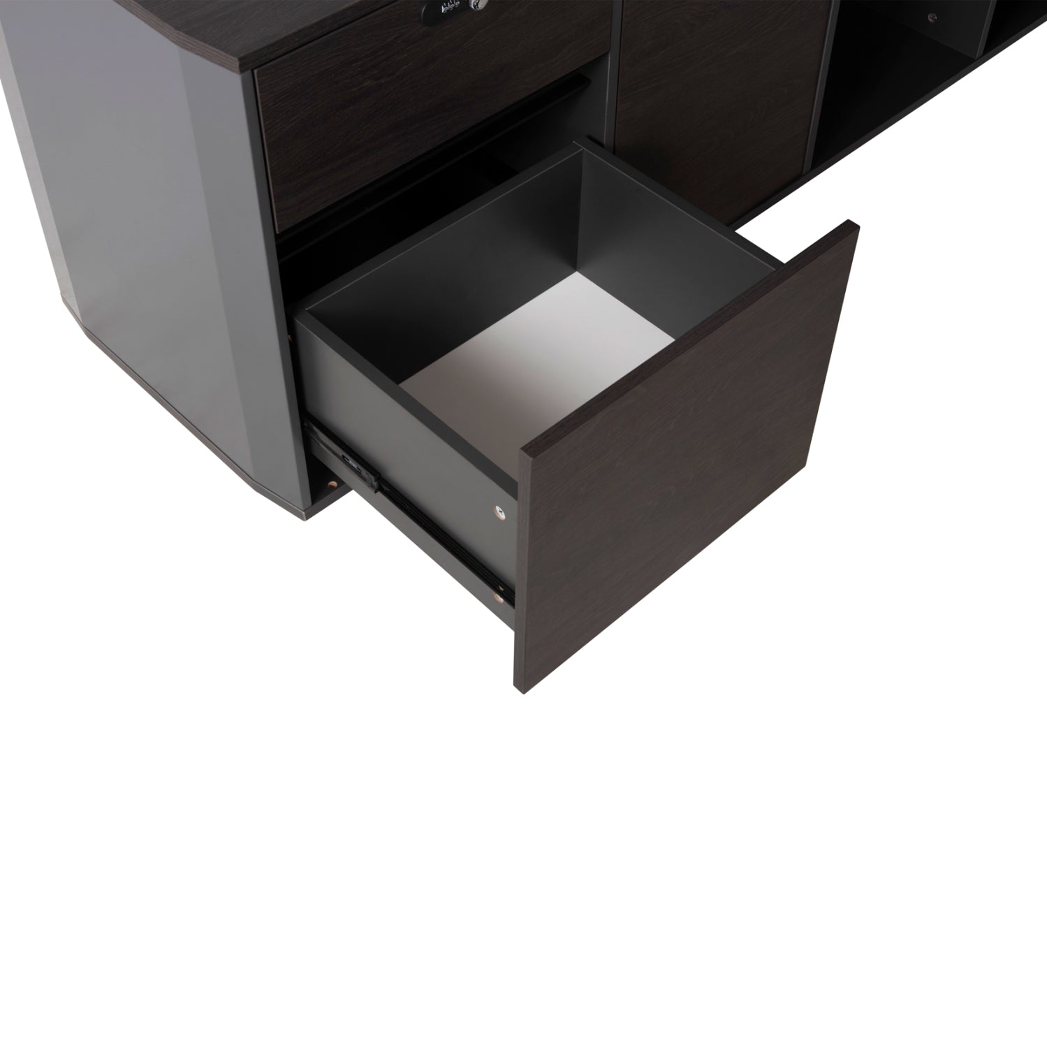 ΓΡΑΦΕΙΟ ΕΠΑΓΓΕΛΜΑΤΙΚΟ ΑΡΙΣΤΕΡΗ ΓΩΝΙΑ ROSEWOOD HM2083L 220X180X76Υεκ. - Pakobazaar